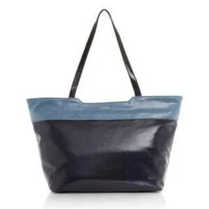Rag & Bone Women’s Emerson Tote Coated Blue Canvas Denim Purse MSRP $298